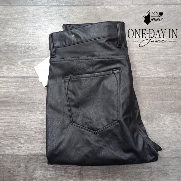 KanCan Juniors High Rise Super Skinny Faux Leather Jeans Size 9 - Picture 6 of 6